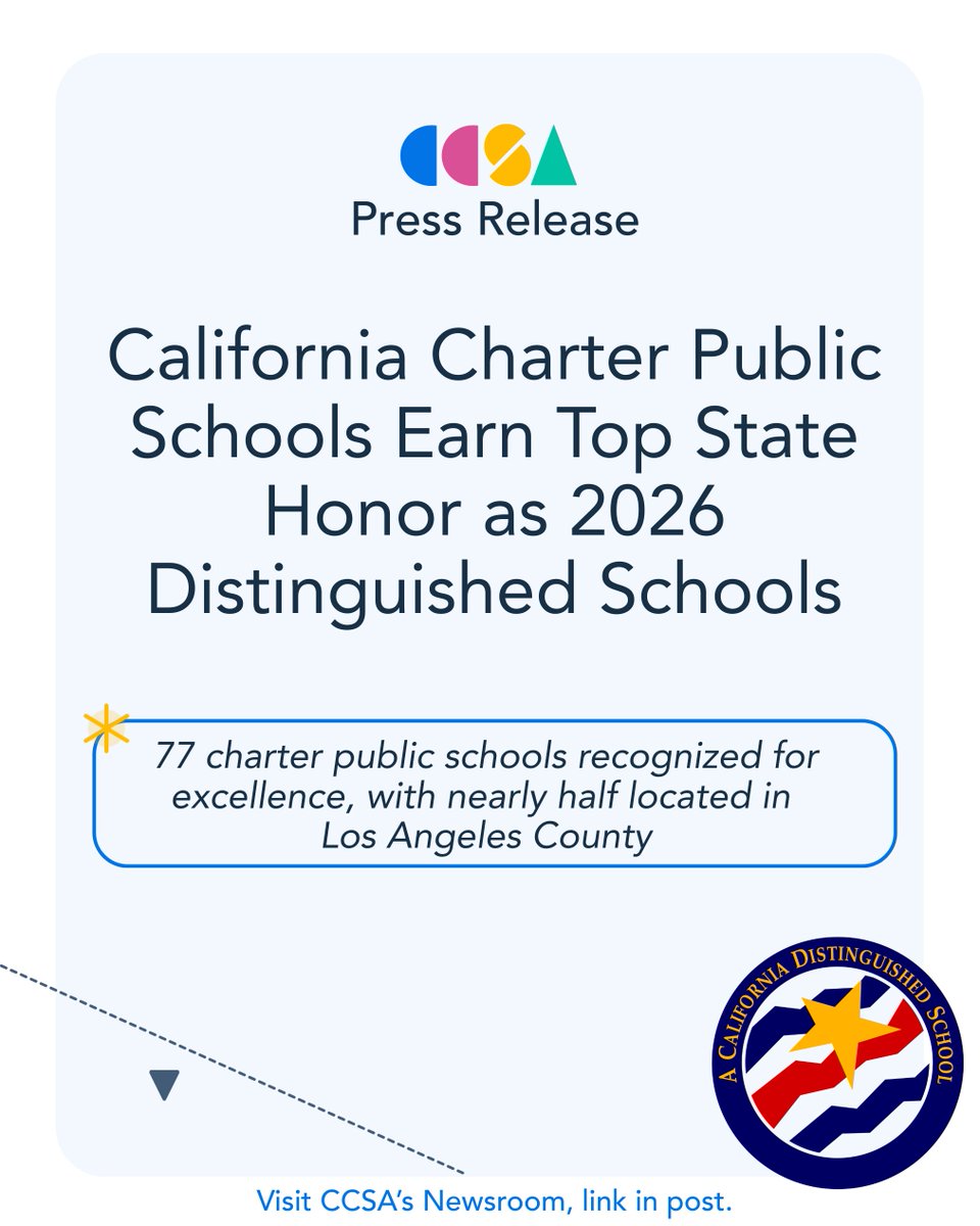 CA Charter Schools Association tweet media