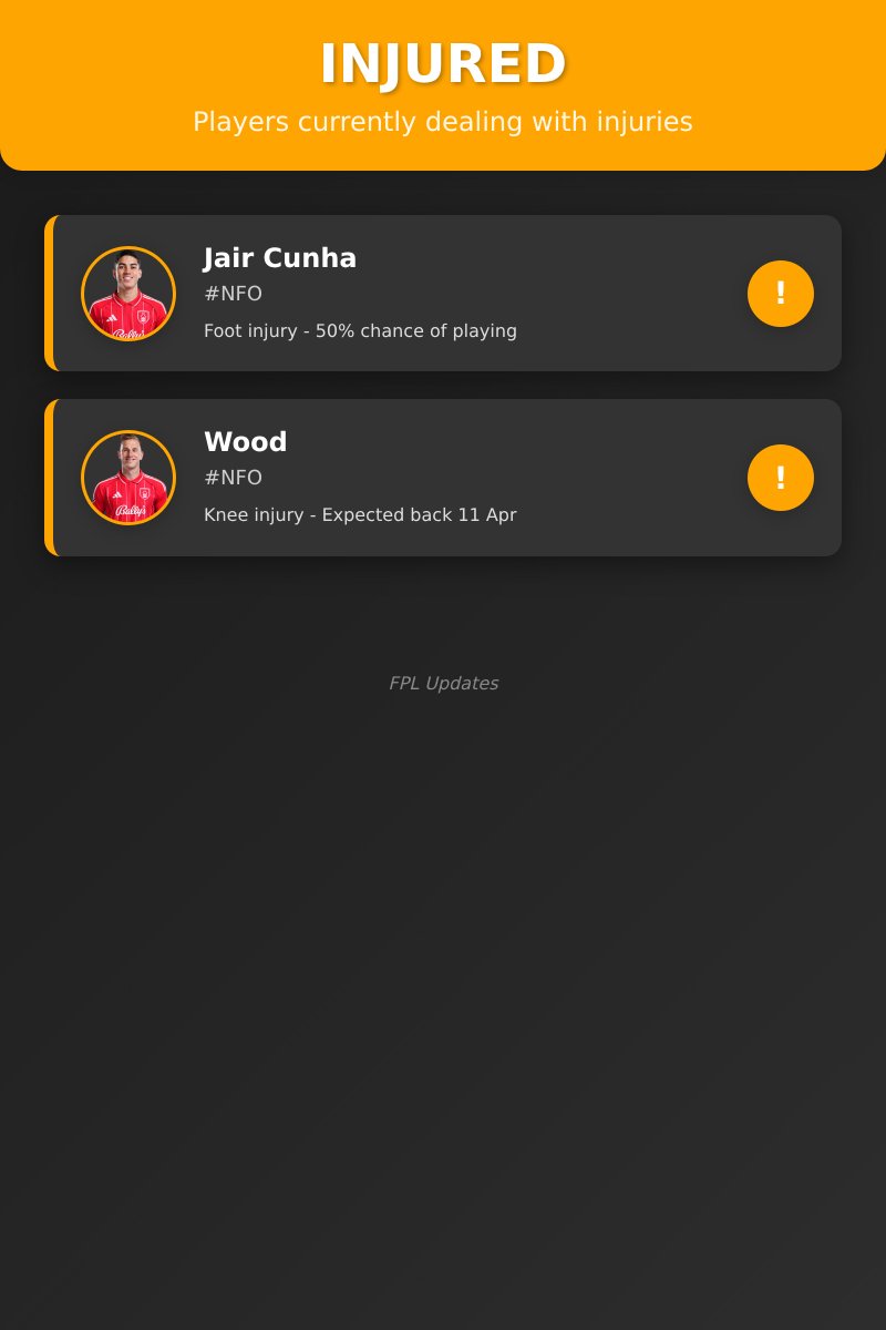 FPL Updates tweet media