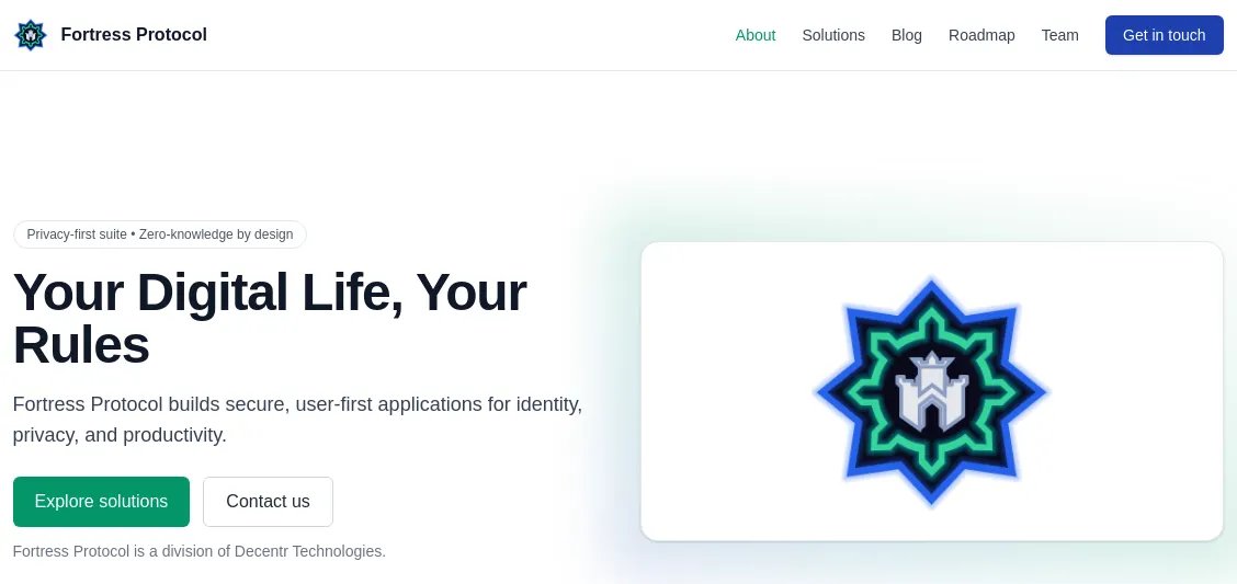 Decentr // Privacy‑first tech company tweet media