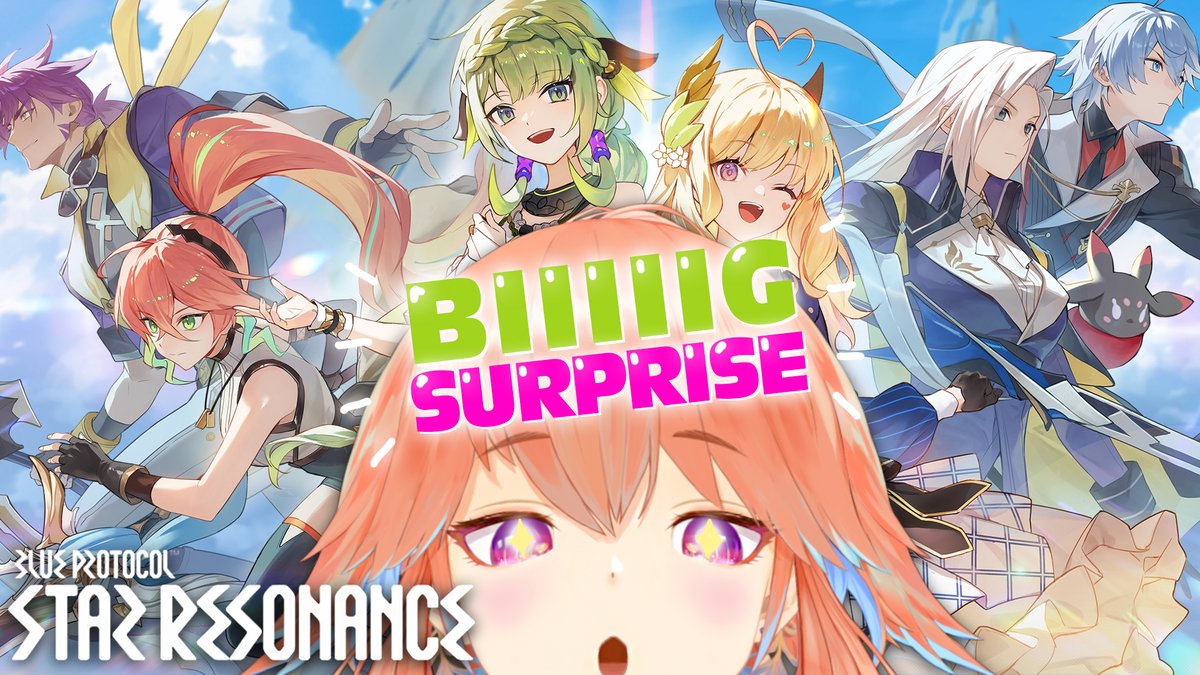 next stream→【Blue Protocol: Star Resonance】

I am back to the game with a BIG SURPRISE! But first, lets check out whats new!
大きなサプライズと一緒に帰ってきたよ！でもまずは、何が新しく追加されたのか見てみよう！

youtube.com/live/Db2tXiPho…

#BlueProtocolStarResonance