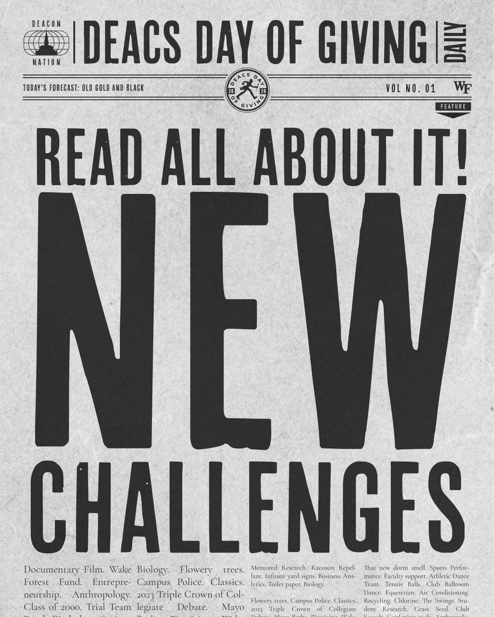 Wake Forest Giving tweet media