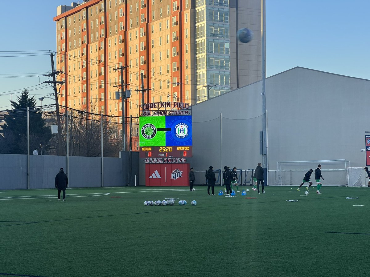 MichaelBattista's tweet photo. Time to do that soccer.
ITS US OPEN CUP TIME!
FC Motown STA host Hartford Athletic at Lubetkin Field (#NJIT) in the #USOC2026 First Round. The USL League Two Metropolitan champs take on the USL Cup champs.
Kickoff at 7 PM. Broadcast on Paramount+ and CBS Sports Network. https://t.co/UkXkw0ZBjY