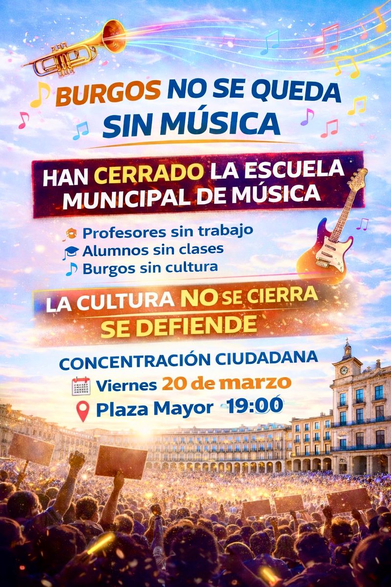 Nuestra escuela sigue cerrada así que este viernes volvemos a concentrarnos. Necesitamos mucha gente para que nuestra voz se oiga alta y clara. 
¡¡¡OS NECESITAMOS!!!