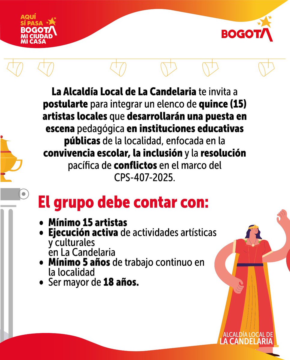 Alcaldía Local de La Candelaria tweet media