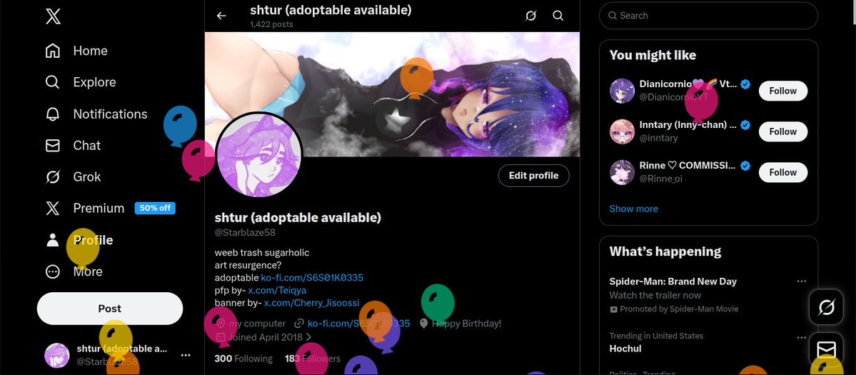 shtur (adoptable available) tweet media