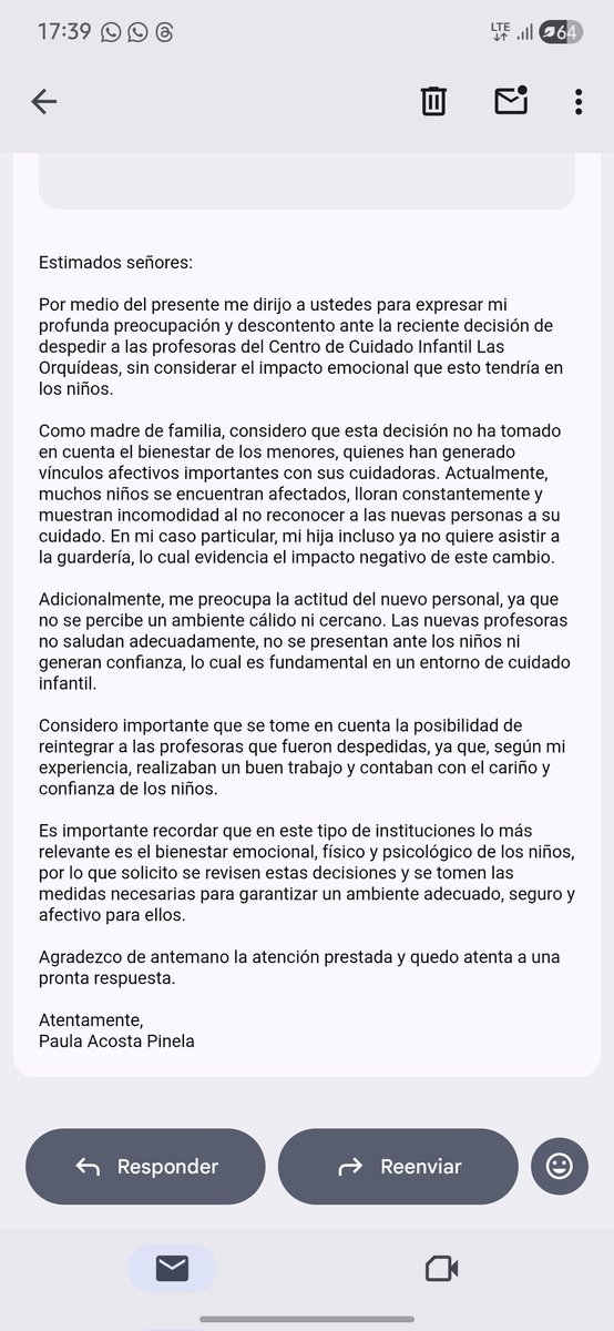 Paula Acosta tweet media