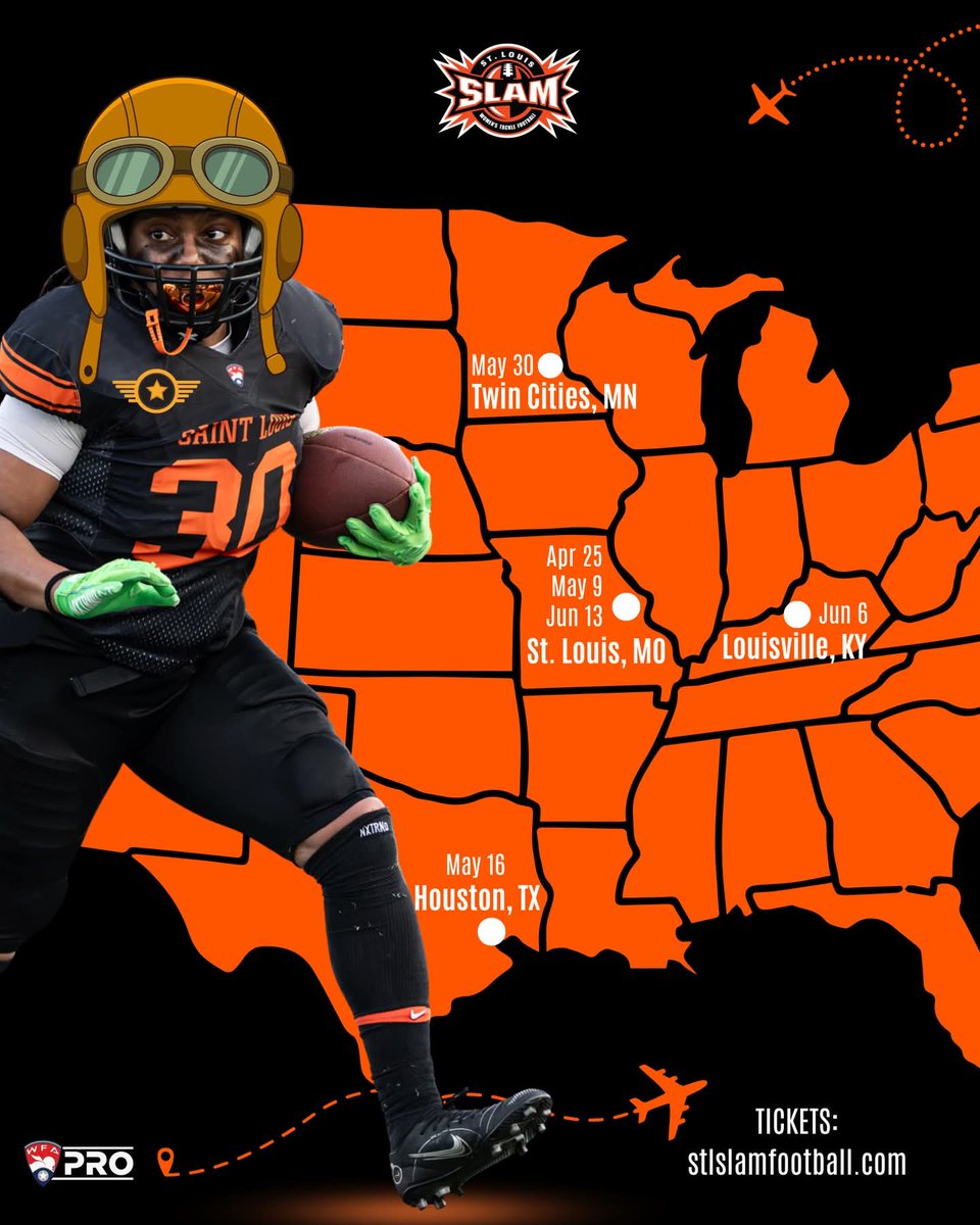 314Gemini's tweet photo. π For our out of town fans this is when and where you can find us this season! Comment below and let us know which cities weβll see you in π€
Tickets for home games: https://t.co/eGSofNi50L
#womensfootball #womenstacklefootball #womenssports #wfapro #stl https://t.co/1jZIhmZCQt