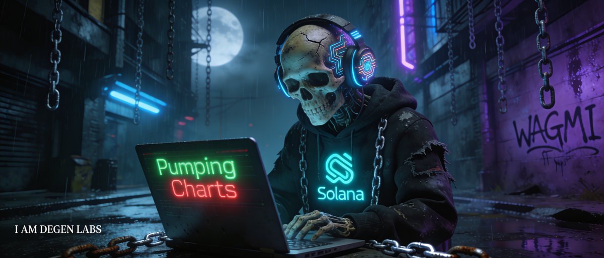 IamDegenLabs's tweet image. GN Degens! 🌙💀 

Trenches secured, God blesses the grind from I AM DEGEN LABS. Recharge legends, dream those Sol pumps thru neon nights. 

HODL unbreakable, WAGMI fam! Sweet crash. 🔥🙏

#GN #GoodNight #SolanaCommunity #SolanaBuilders