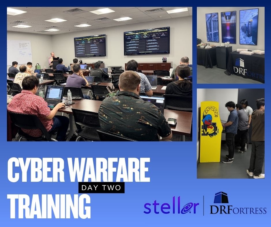 Day 2 of our Stellar Cyber Warfare Training is underway ⚡️
From hands-on sessions to a quick arcade break and breakfast &amp; lunch to keep everyone going. It’s been a great mix of learning and a little fun along the way.
Big mahalo to everyone who joined us—finishing strong! 💻🎮