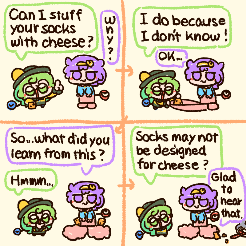 Koishie is good at cheese learning!