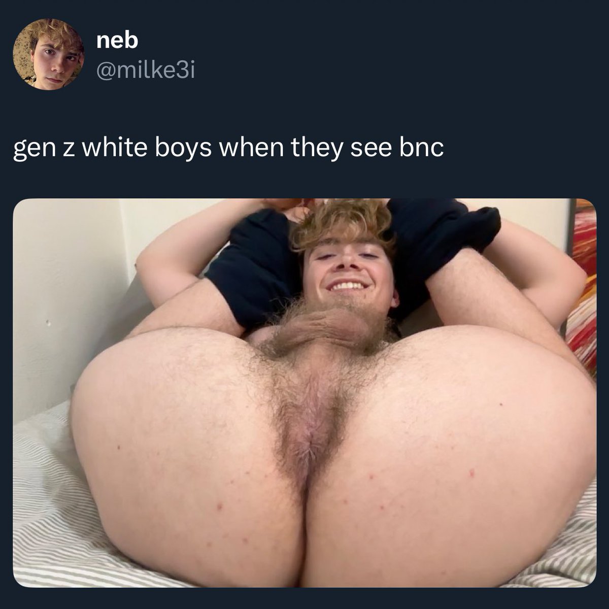 GenZPerv's tweet photo. @StillABator They spread their holes for us to see. https://t.co/klFqS2oOsX