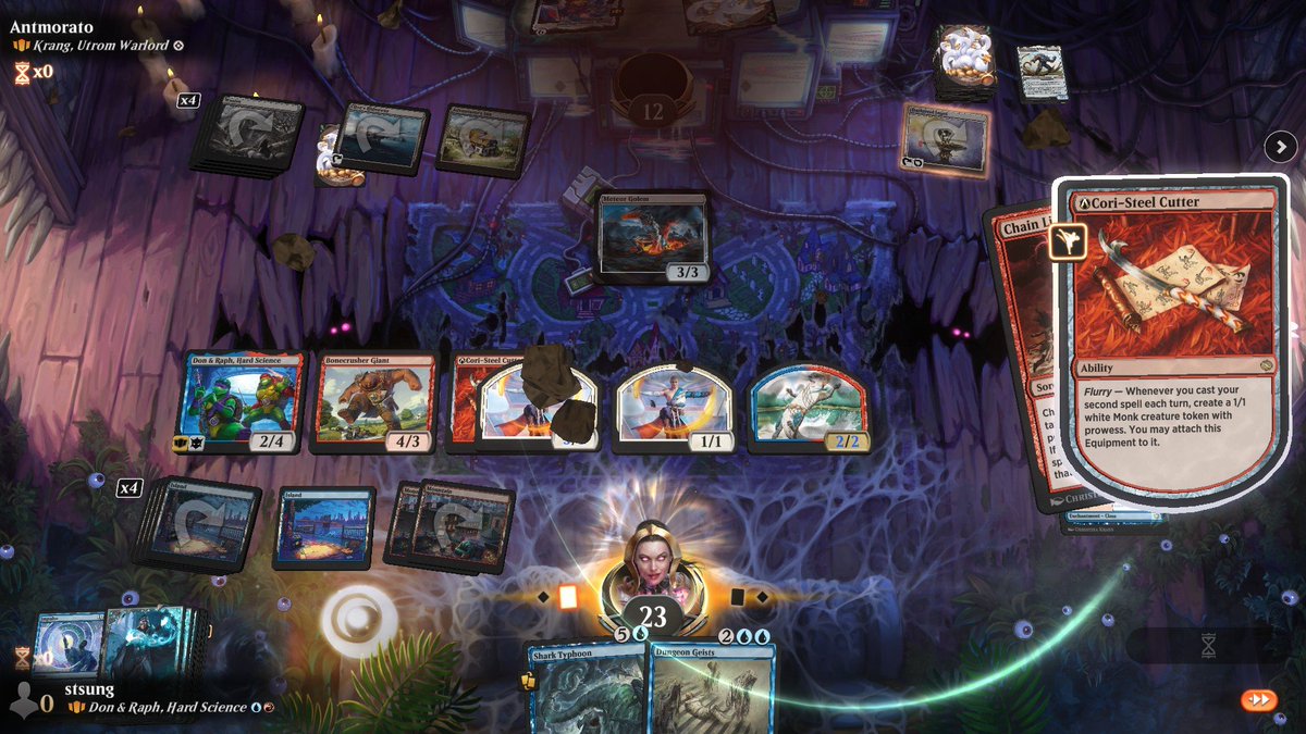 stsungjp's tweet photo. Opened MTGA after years. Free event in the middle of the week. Yay. Why not. It was nice to cast some spells. (Last opponent played rats and didn't appreciate my deck) https://t.co/jqkQ8hGCpC
