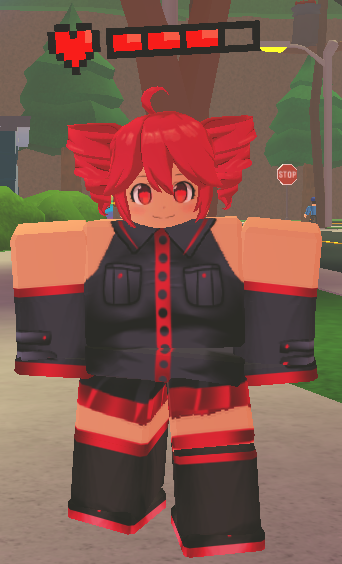 Rockenmon's tweet photo. Avatars 23 and 24 Miku and Teto 
never got around to making Neru to complete the trio but its fiiine Miku and Red Miku is all i need ;3 https://t.co/8IHenxglXw