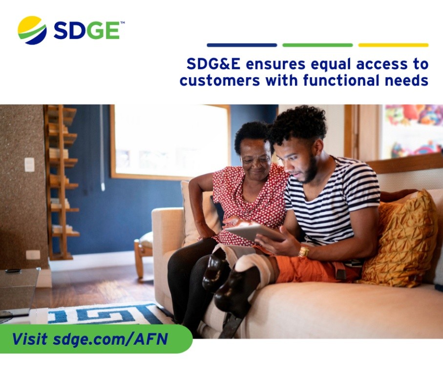 SDG&amp;E is committed to providing all customers      with accessible resources and services. To learn more, visit sdge.com/AFN. #sdge #SDGEassist