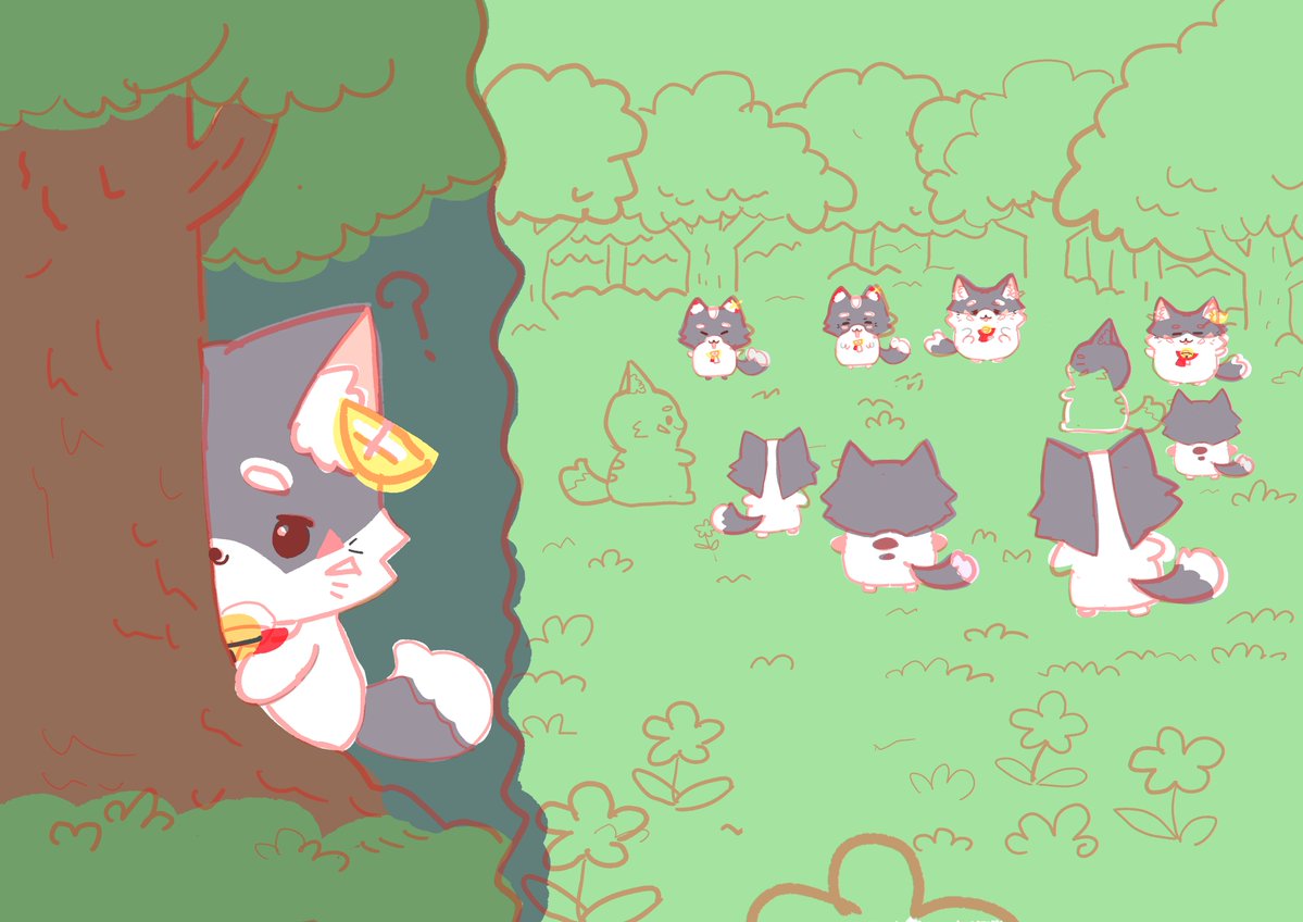 おじサン☀主線なしデフォルメ系イラストレーター tweet media