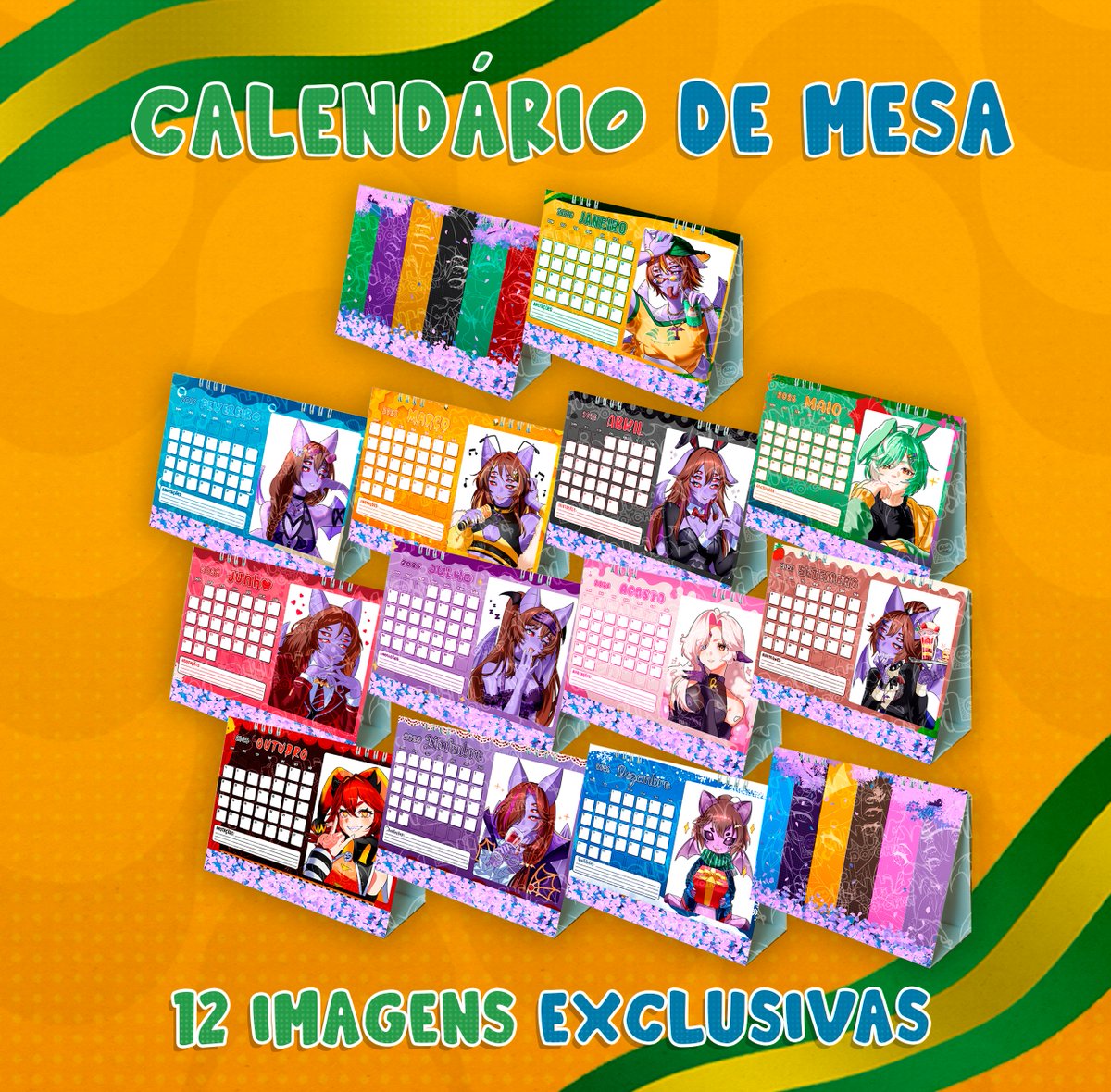 Nossa NOVA BOX LIMITADA de produtos chegou na lojinha do chat, todos tematizados com nossa visita ao Brasil

Esperamos que vocês gostem e assim, comprem enquanto ainda tem, porque antes deu anunciar já foi quase metade delas (Não é meme)