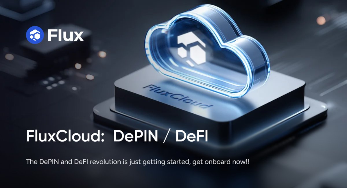 Flux I Decentralized Cloud tweet media