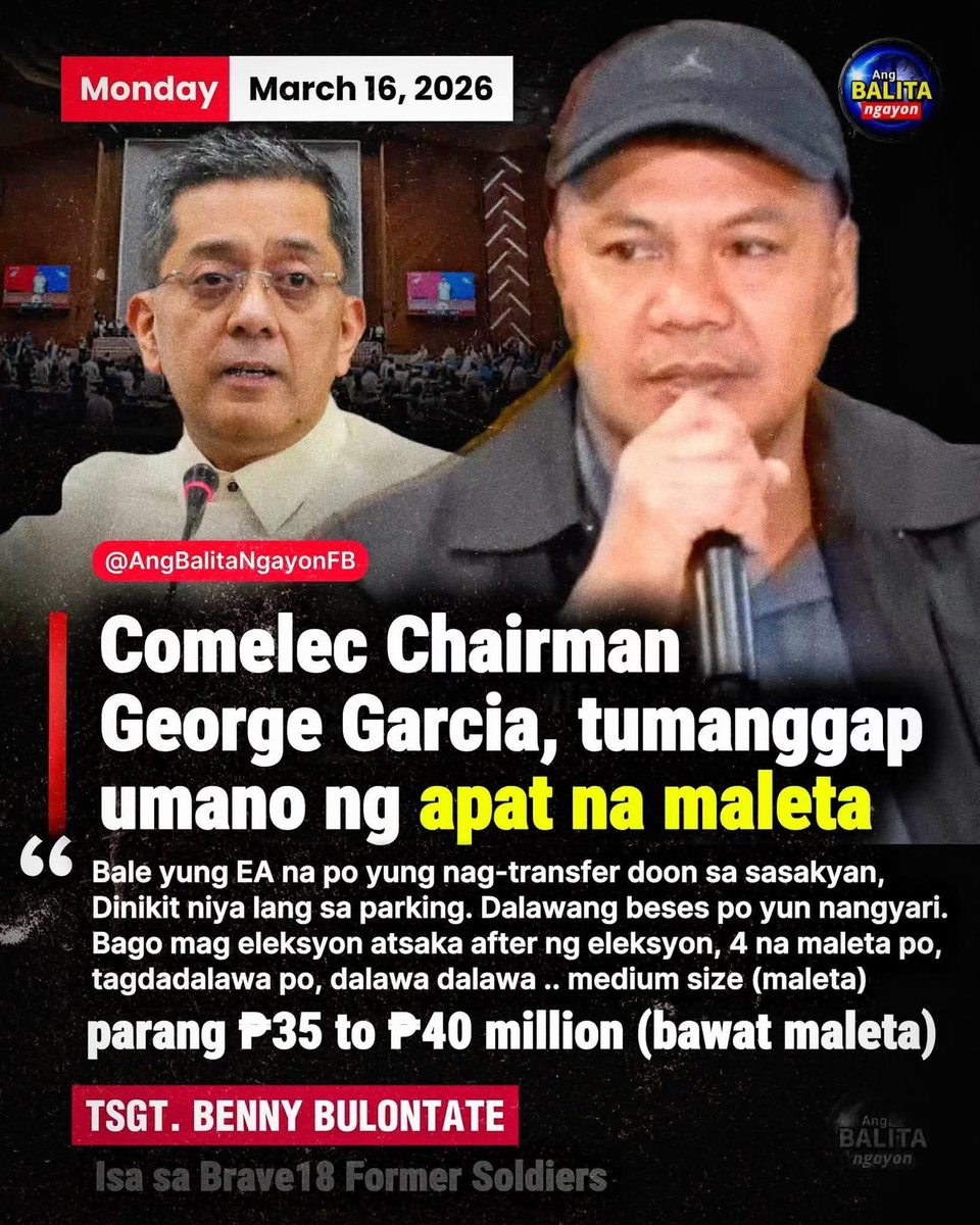 <a href="/AltCOMELECPh/">AltCOMELEC</a> dapat magresign na si George Garcia. Paldo na daw pala😳