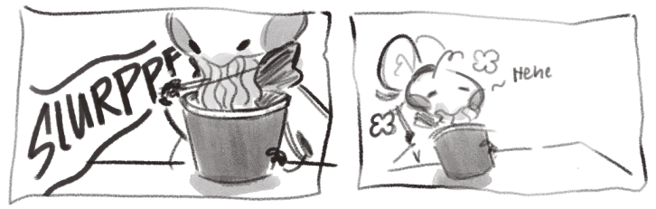 SLURPPPPP- noodles.