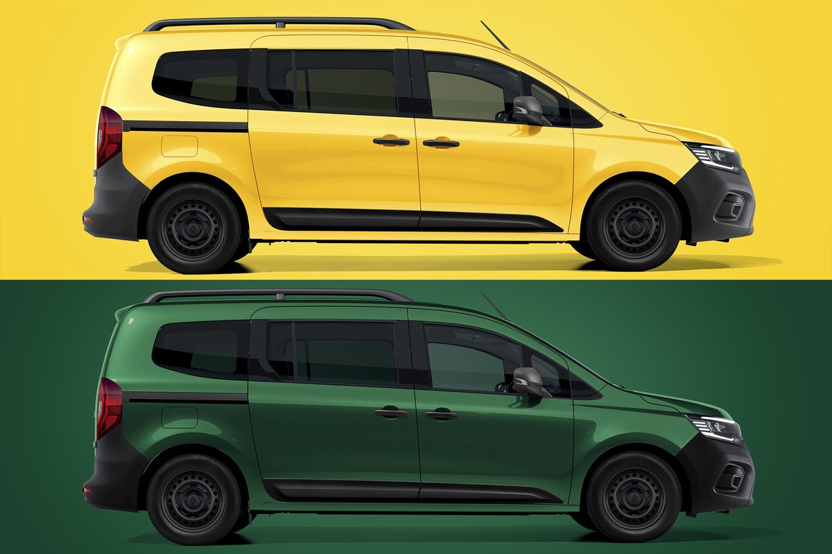 responsejp's tweet photo. ルノーの7人乗りミニバン『グランカングー』に「イエロー」と「グリーン」の限定車登場、5月発表へ
https://t.co/BK9XnITBA2

#新型車 #ルノー #カングー #ミニバン https://t.co/QhftILWsPf