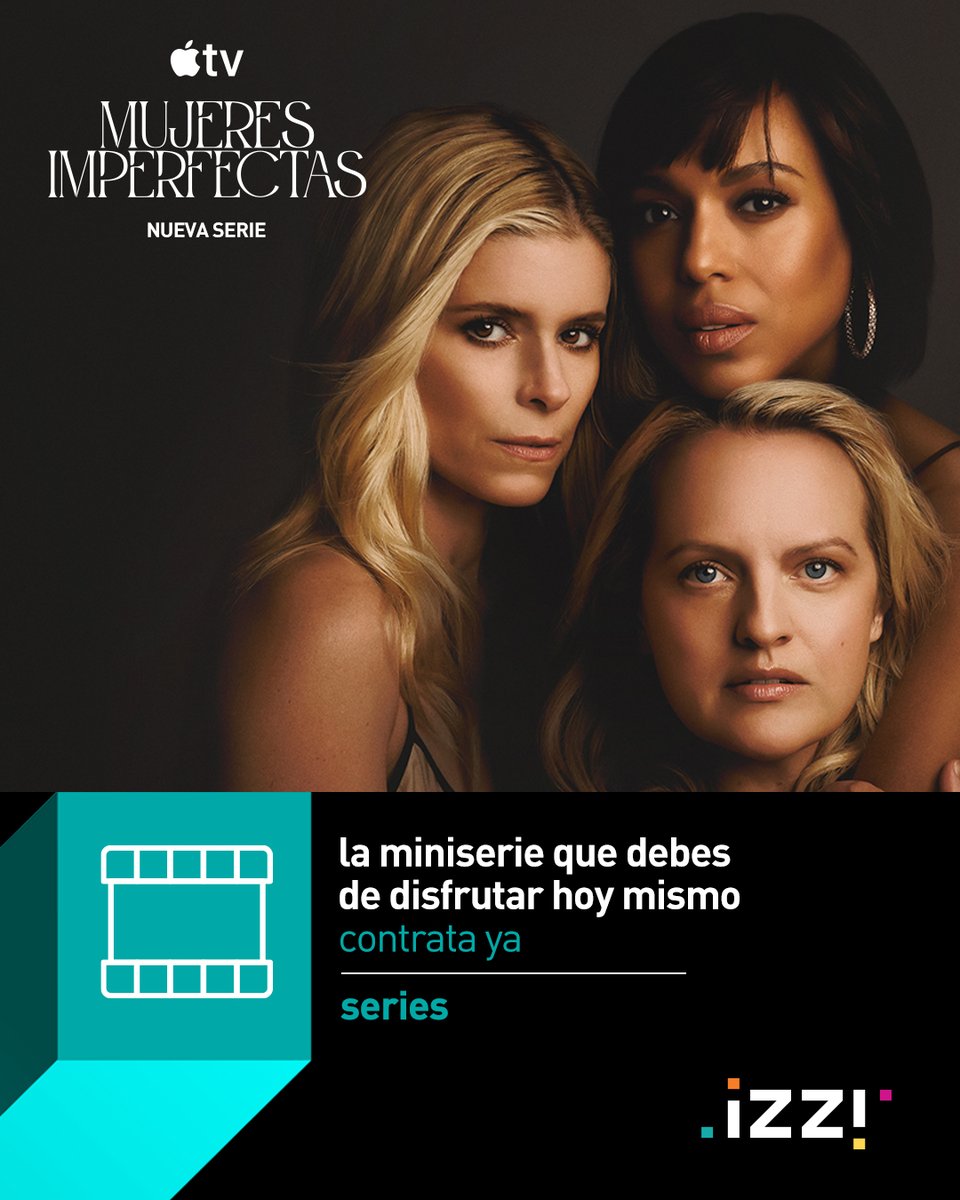 izzi_mx's tweet image. #MujeresImperfectas una nueva serie que muestra lo imperfecto de la vida. Disfrútalo por @AppleTV en #izzi. 📺✨
