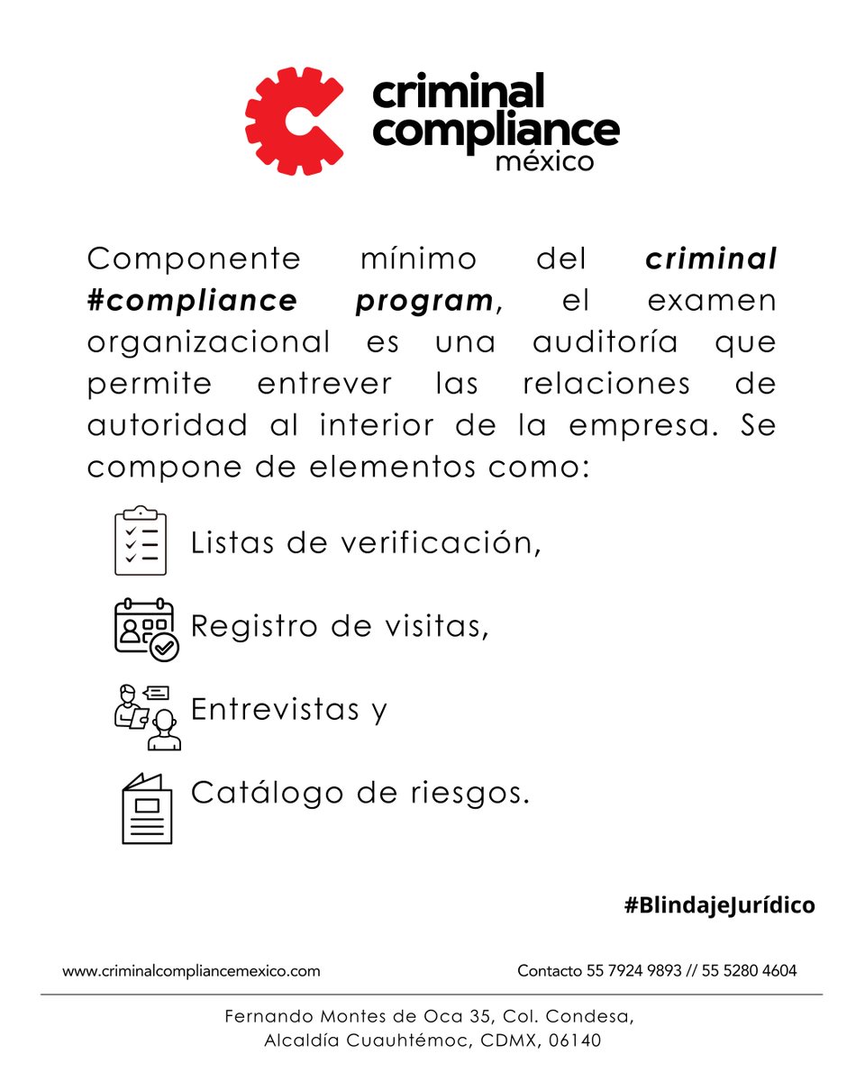compliancecrim's tweet photo. #complianceprogram #riesgo #Networking #empresas https://t.co/LU7Rtggwu1