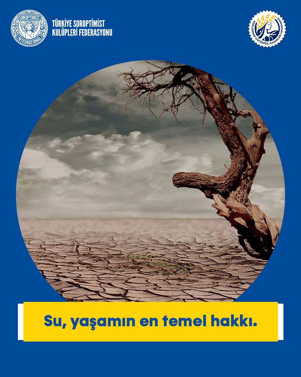 22 Mart Dünya Su Günü’nde birlikte hatırlayalım:
Su tükenirse, hayat eksilir.
Bugün suyu koruyarak yarının yaşamını güçlendirelim.

TSKF Yönetim Kurulu
2026 – 2028 Dönemi
🌳🌳🌳🌳

#köklerimizgücümüzkadınlarumudumuz #SoroptimistTürkiye #soroptimisteurope #soroptimistglobal