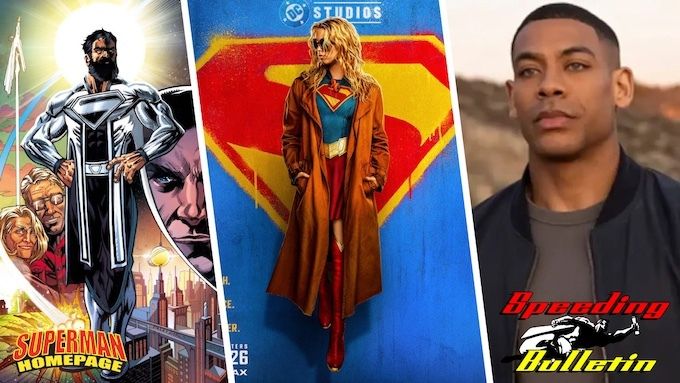 SupermanHomepge's tweet image. NEW Speeding Bulletin! Aaron Pierre joins #ManOfTomorrow as #GreenLantern John Stewart, 3 new DC #Elseworlds series announced for summer 2026, #Supergirl gets its THIRD composer, McFarlane pre-orders, convention guests, and more!

Watch now: buff.ly/GNFmDj8