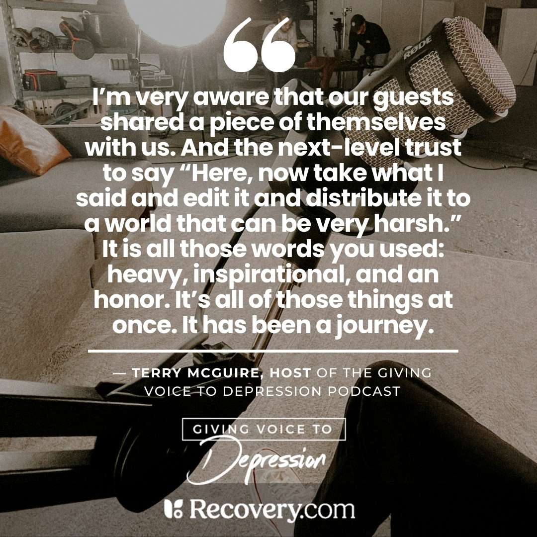 Giving Voice to Depression 🎙 Podcast tweet media