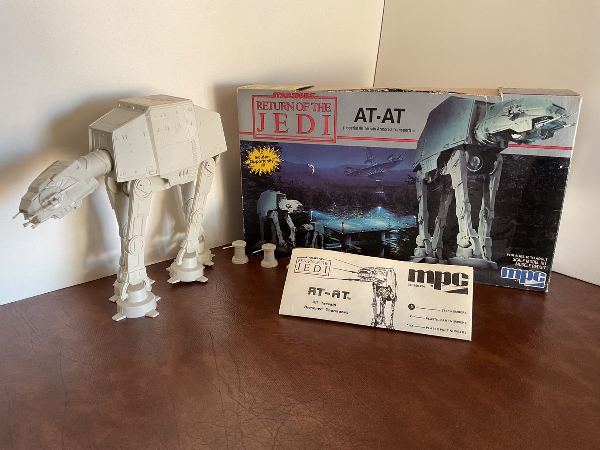 Vintage  1983 Mpc Return Of The Jedi At-at Built Model Kit Ships Free  
🔗 ebay.com/itm/1981669836…  
 #ad