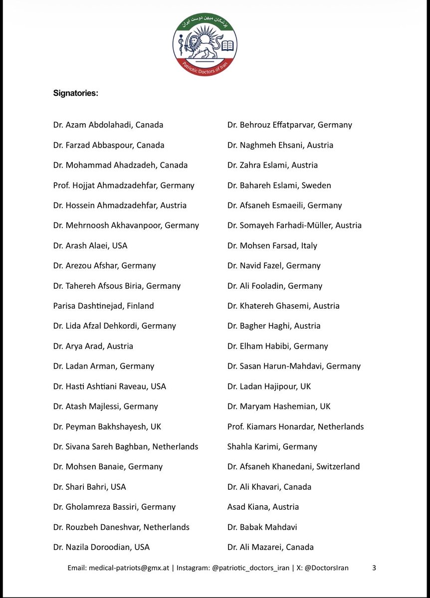 Patriotic_Doctors_Iran tweet media