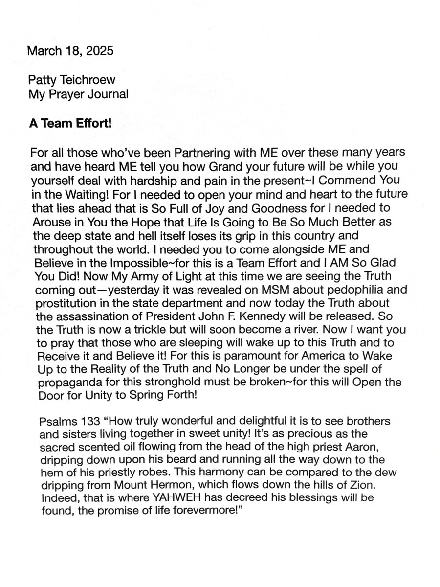 Patty Teichroew His Mouthpiece tweet media