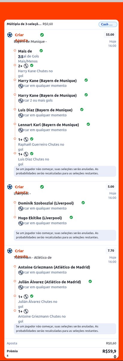 VAZADOSVIP128's tweet photo. @MTips01 Era papo de 1400 se batesse o gol do griezmann 
Saquei só 59😅😅 https://t.co/JZLEYdlll8
