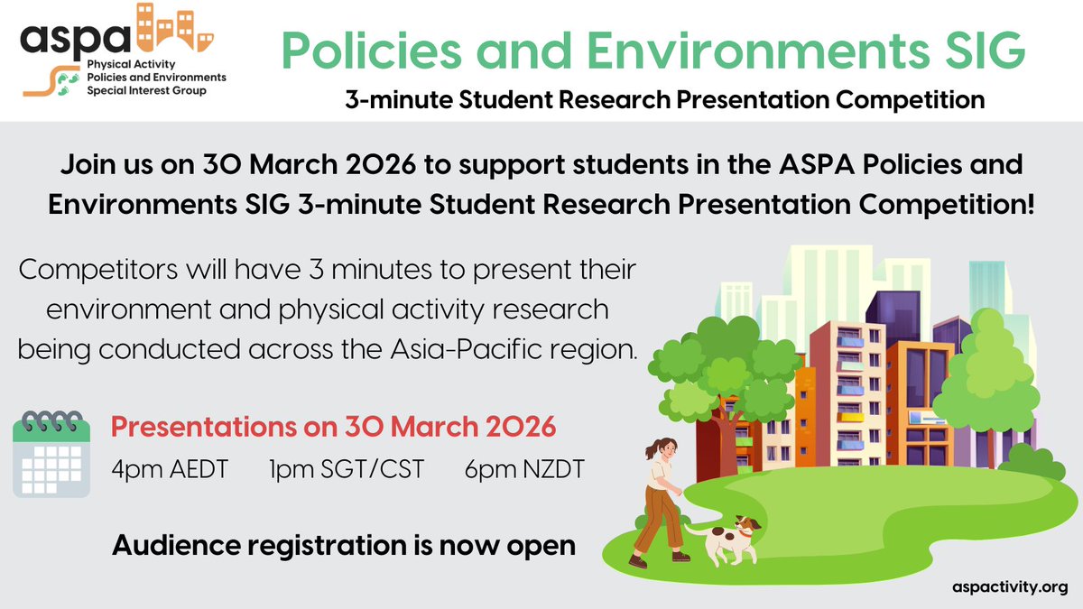Asia-Pacific Society for Physical Activity tweet media