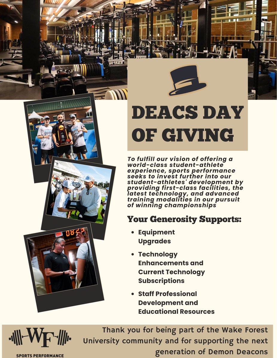 Wake Forest Sports Performance tweet media