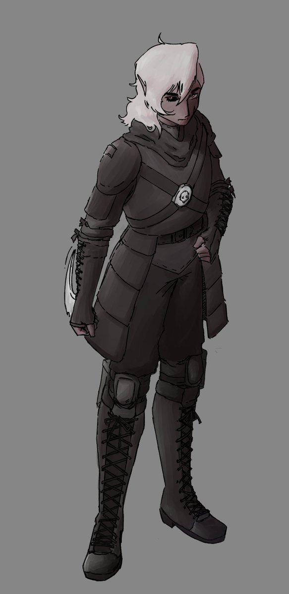 gonna start posting art here again, here's a commission i did for $0 #art