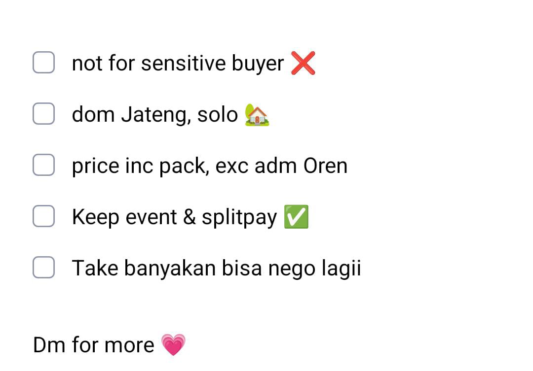 riruuuy ♡ jasa jual wts (order service WA only) tweet media