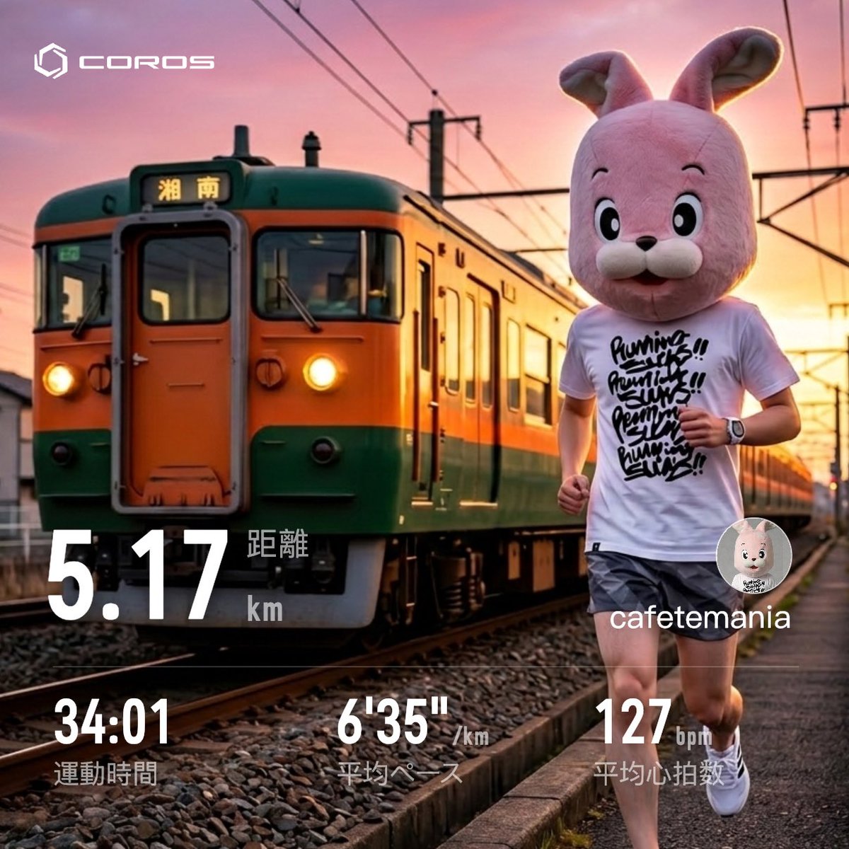 ペース6'30"を越えないJOG
心拍数130を越えないJOG

#後脛骨筋腱炎 #JOG男