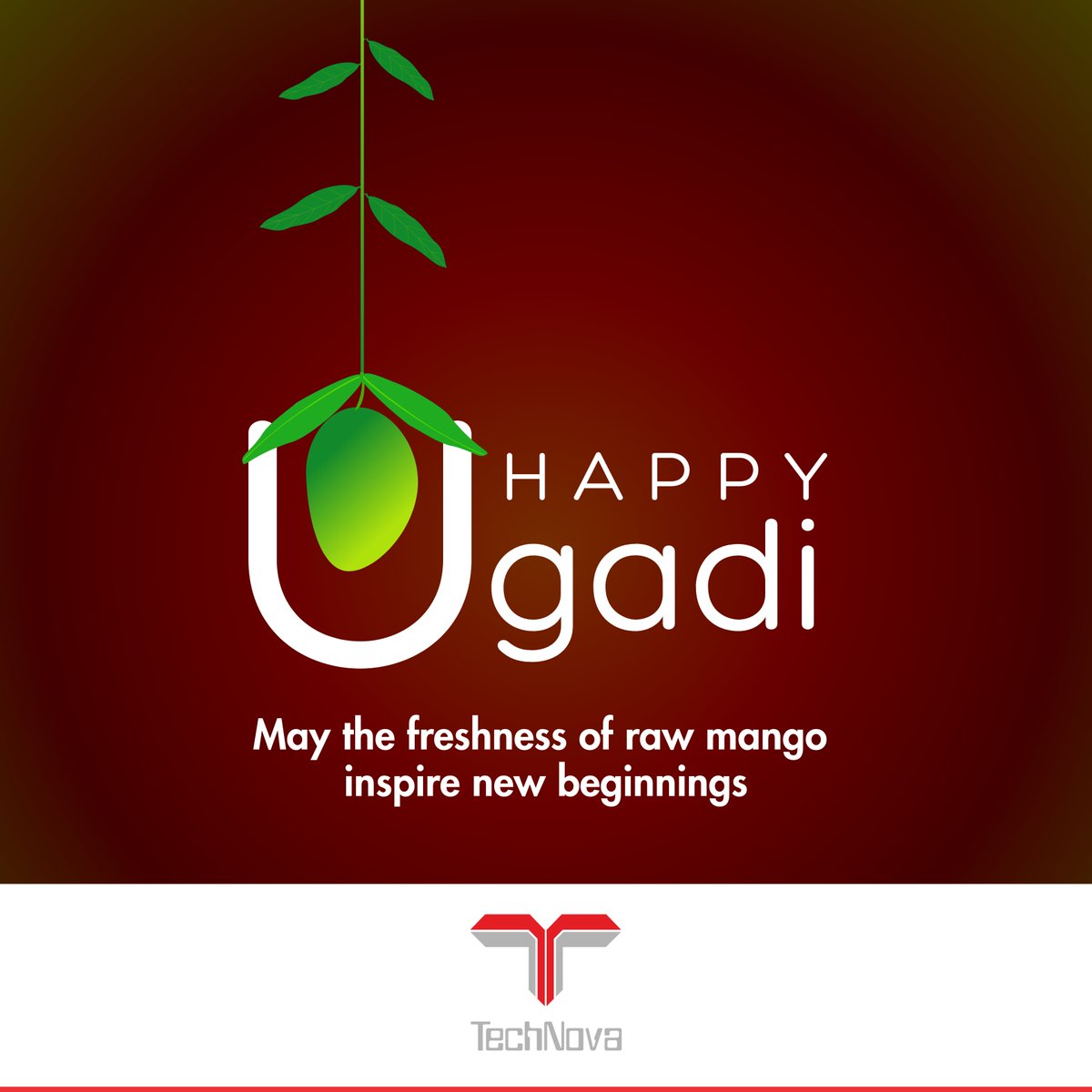 TechNovaWorld's tweet photo. Wishing you and your family a prosperous Ugadi. May the new year bring growth, happiness  and new opportunities 🌿 https://t.co/vQB1bsAA3m