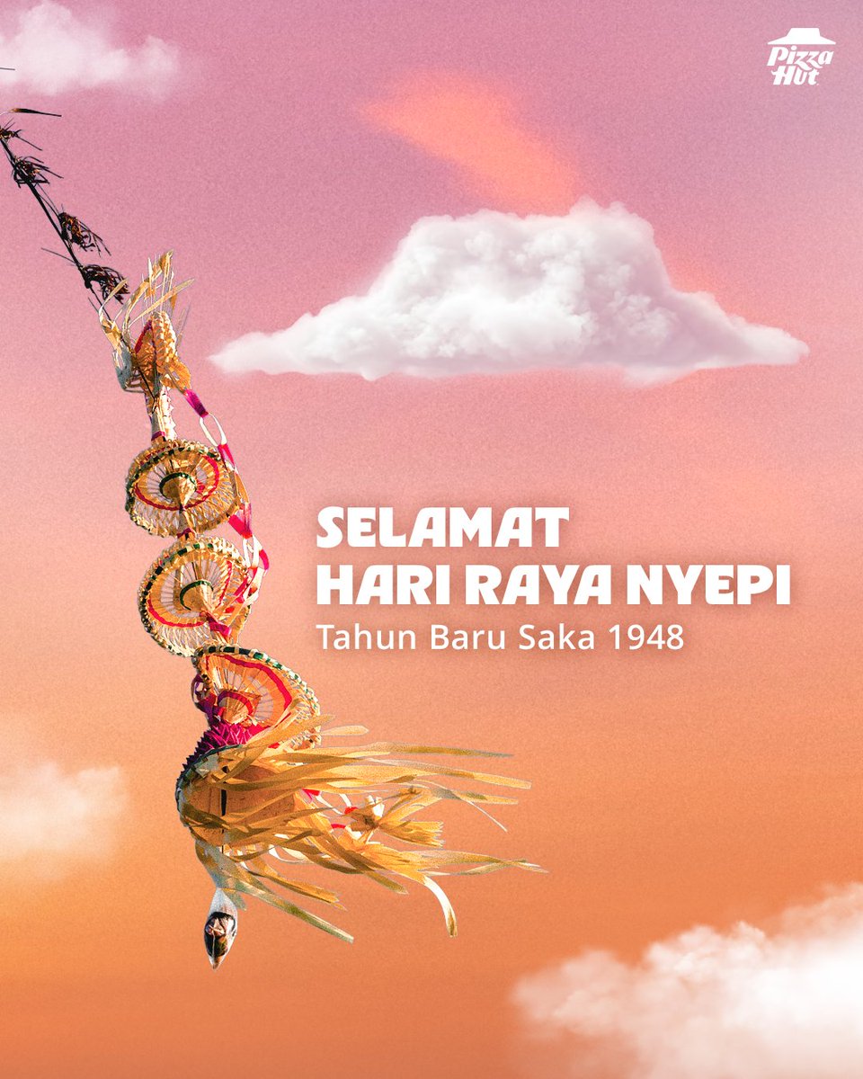 phd_id's tweet image. Selamat Hari Raya Nyepi Tahun Baru Saka 1948.

Semoga momen hening ini membawa kedamaian, refleksi, dan awal yang baru yang penuh kebaikan. ✨

#PizzaHut #PizzaHutIndonesia #PizzaHutRestaurant #FeedGoodTimes