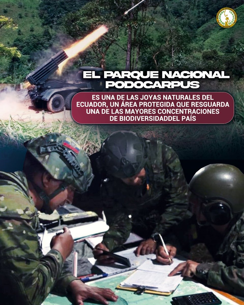 Ministerio de Defensa Nacional del Ecuador tweet media