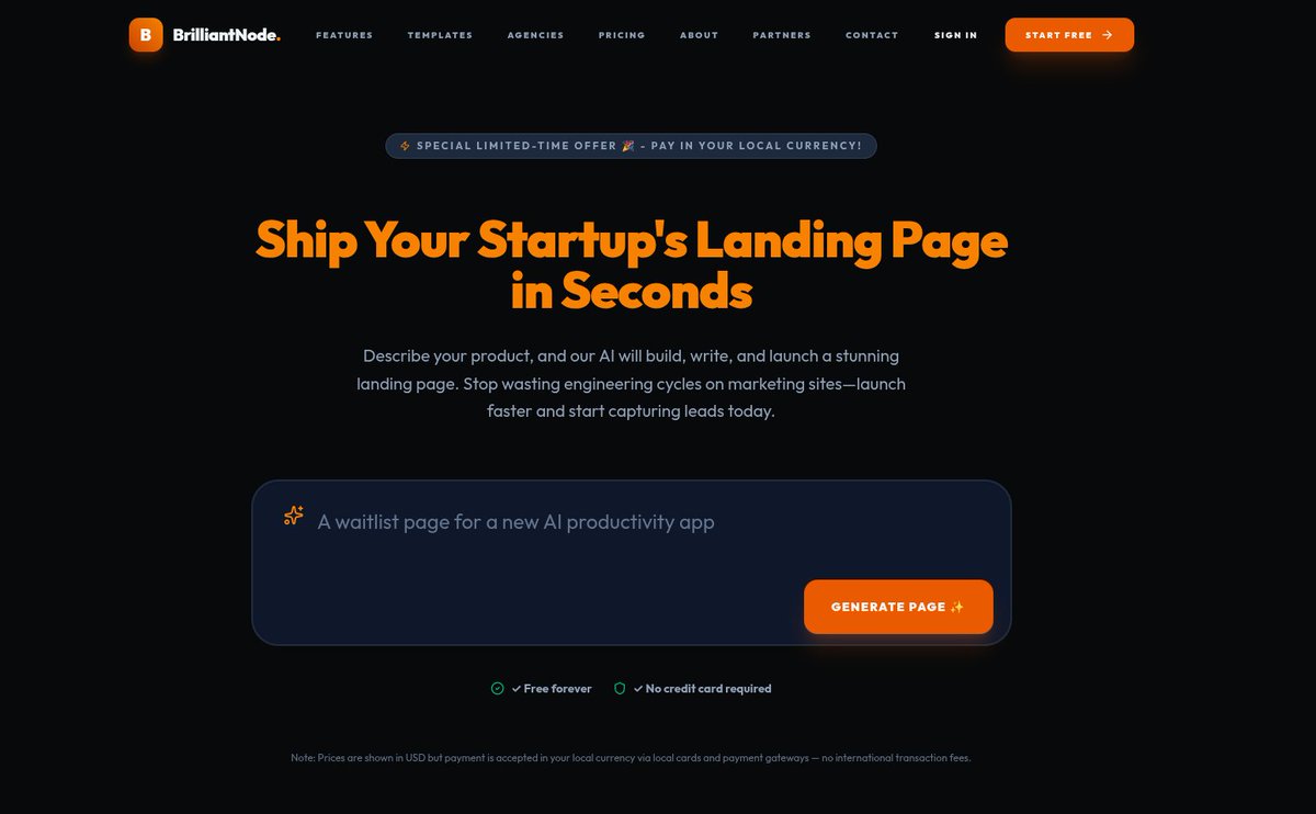mookamal_'s tweet photo. I’m building an AI that generates full landing pages in seconds.

No templates.
No design.
No coding.

Just describe your startup → get a live page.

Looking for 10 people to try it for free. https://t.co/Gk11nUddB1