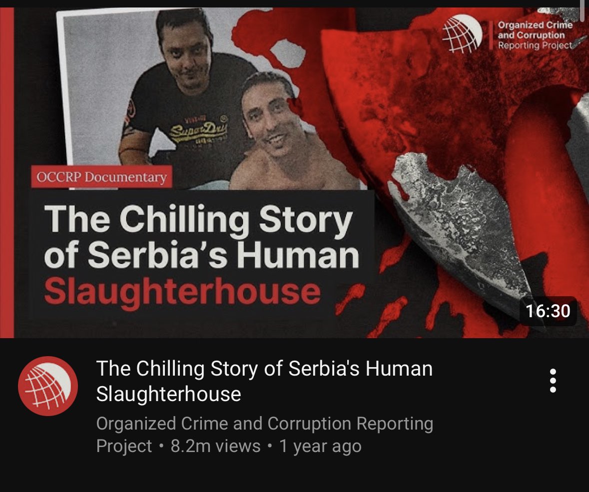 While the “Yellow House” claims made by these people are a hoax and proven false the actual shocking truth is about the infamous “Serbia’s Human Slaughterhouse” used by the Serbian mafia (which have connections with their actual government)
Maybe do a documentary about the truth.
