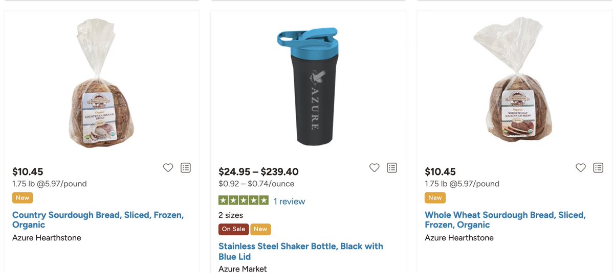 Azure Standard tweet media