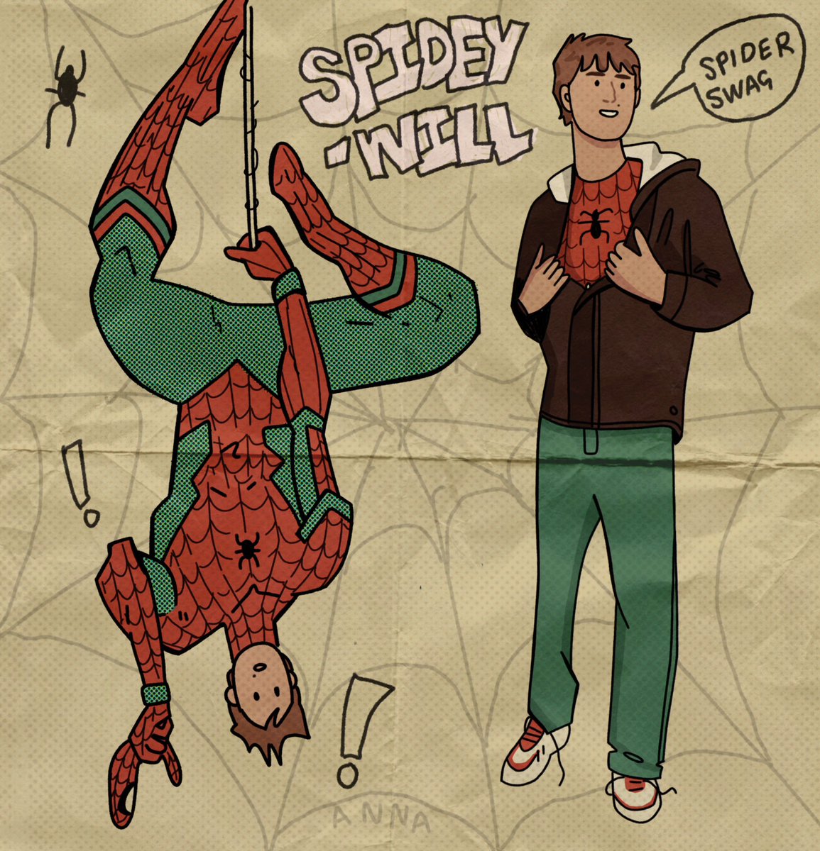 rough spideywill drawings cus i had an itch and it needed to be scratched TONIGHT