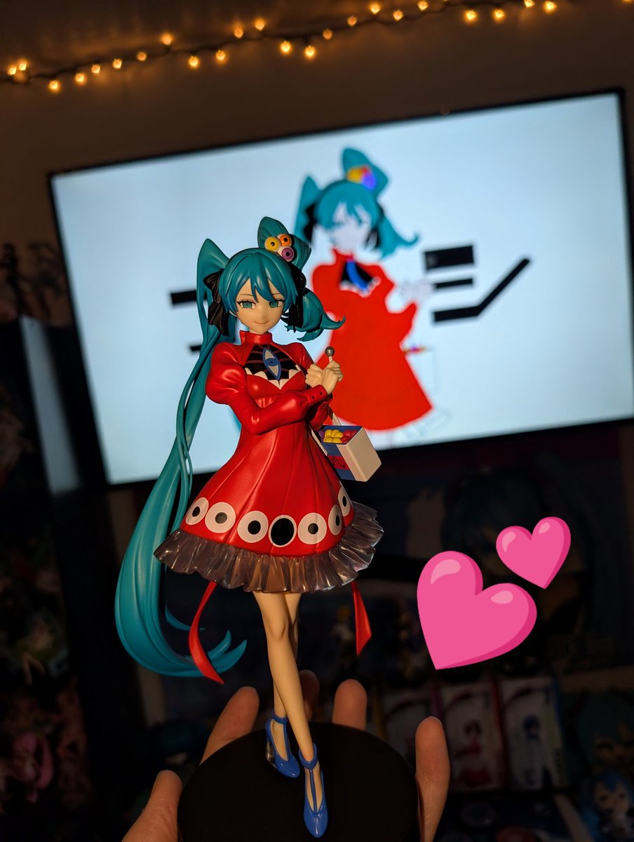 One of my favorite songs ❤️

Got her from <a href="/HobbyGenki/">Hobby-Genki</a> ✨

#hatsunemiku #初音ミク #フィギュア