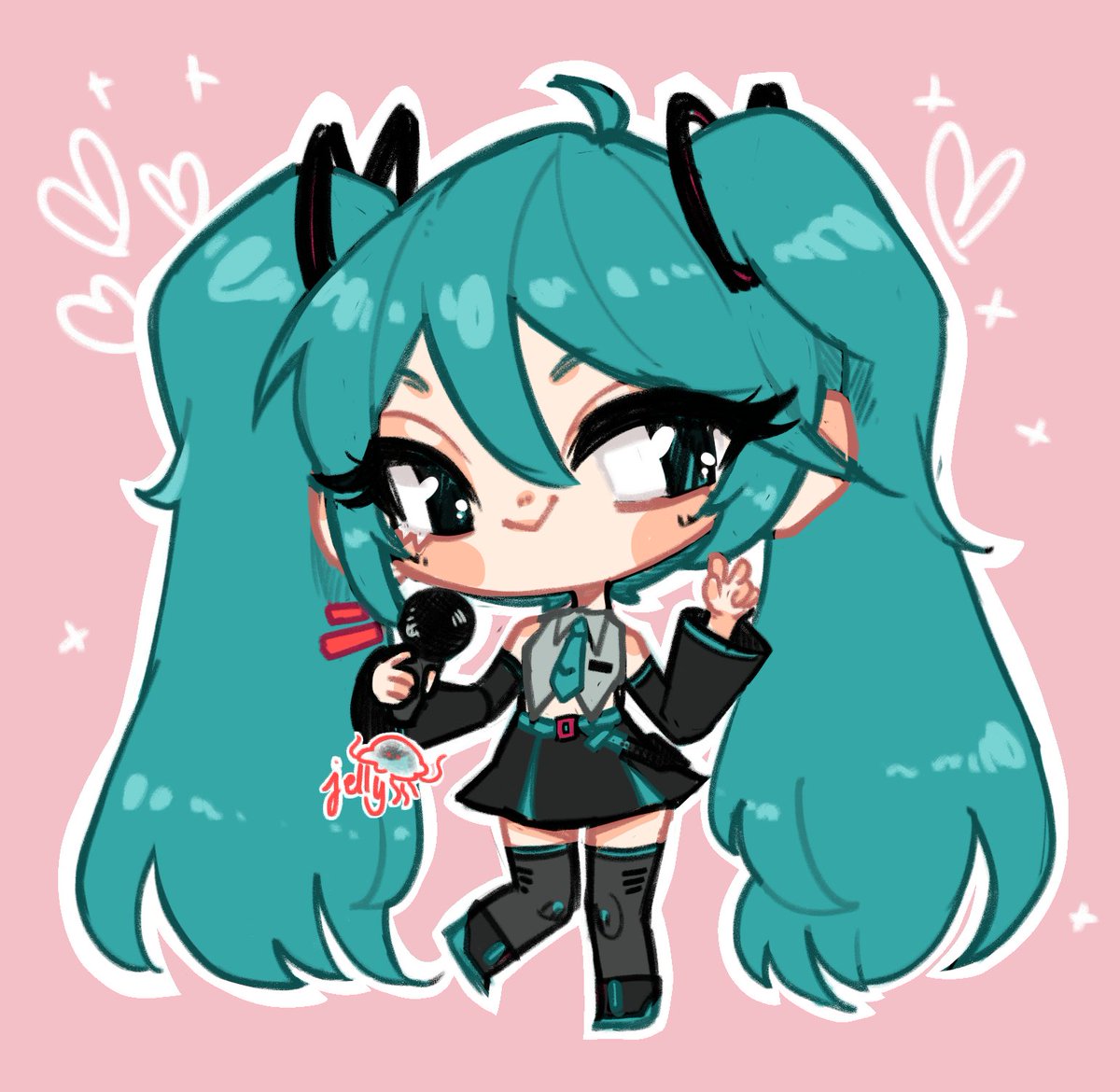 going through old art is both painful and rewarding
2011 vs 2026 
#hatsunemiku #miku #oldart