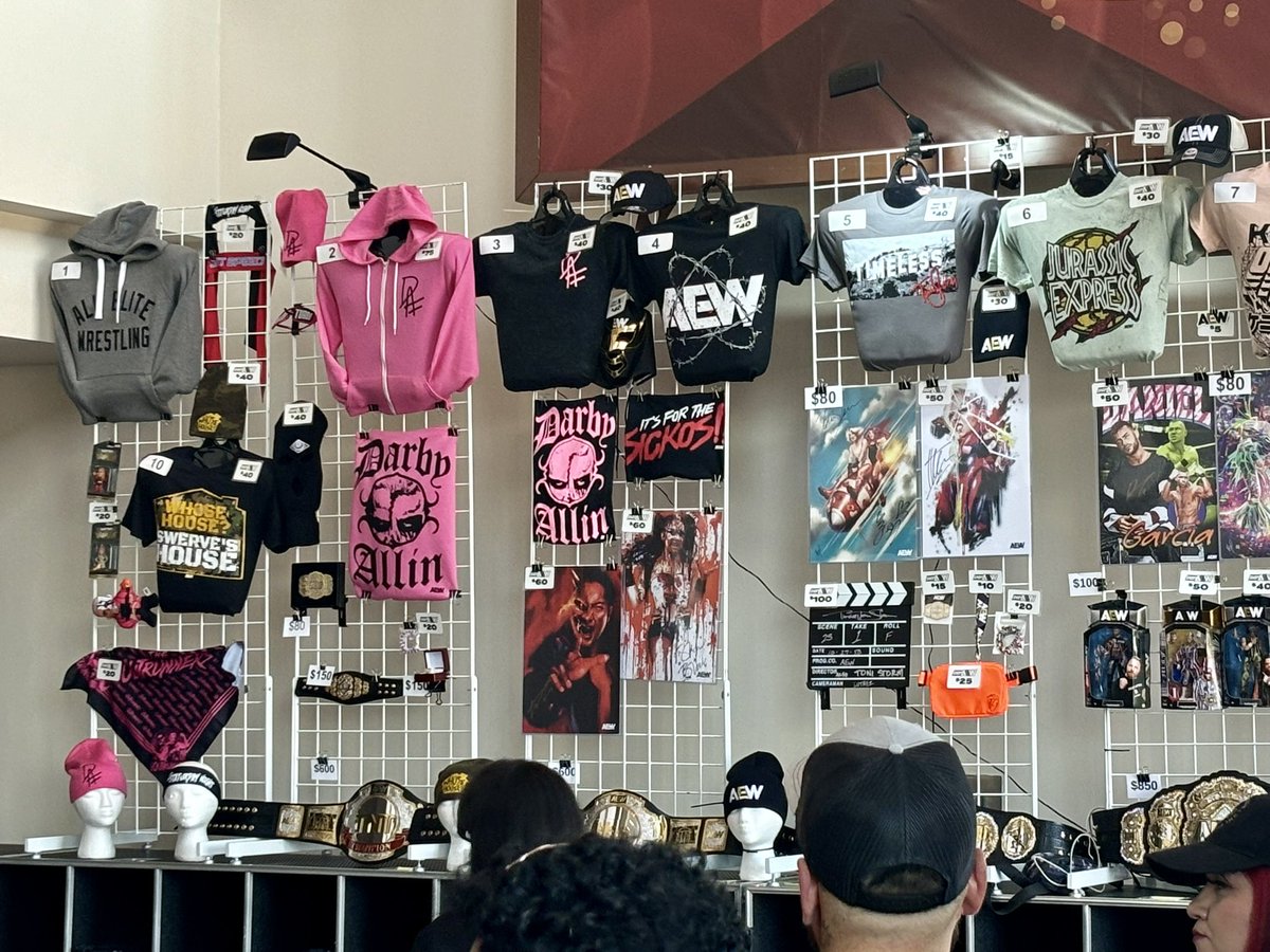 AEW Ticket Map Updates tweet media