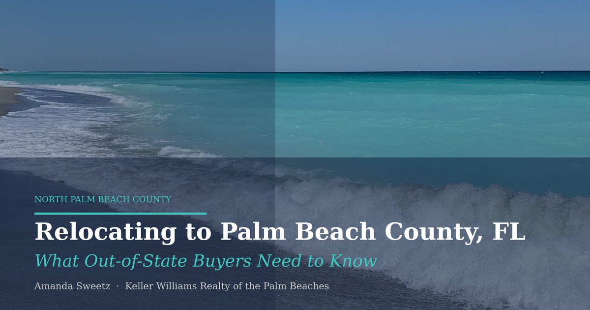asweetzrealtor's tweet photo. Most people relocating to Palm Beach County only think about the weather.

Then they arrive — and the learning curve hits.

→ Flood zones
→ Insurance sticker shock
→ HOA vs CDD fees
→ School zoning that changes everything

I wrote the guide I wish every client had before they moved. 🌊

https://t.co/KDW0rh6d8Q