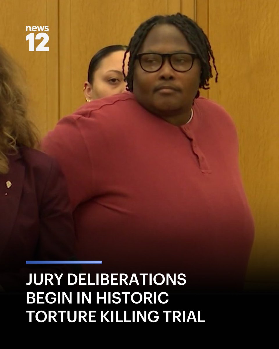 News12HV's tweet image. JURY DELIBERATIONS: Jury deliberations began in the historic torture killing trial that's underway at Westchester County Courthouse in White Plains.

READ MORE: bit.ly/4sQEtKV

#News12 #HudsonValley